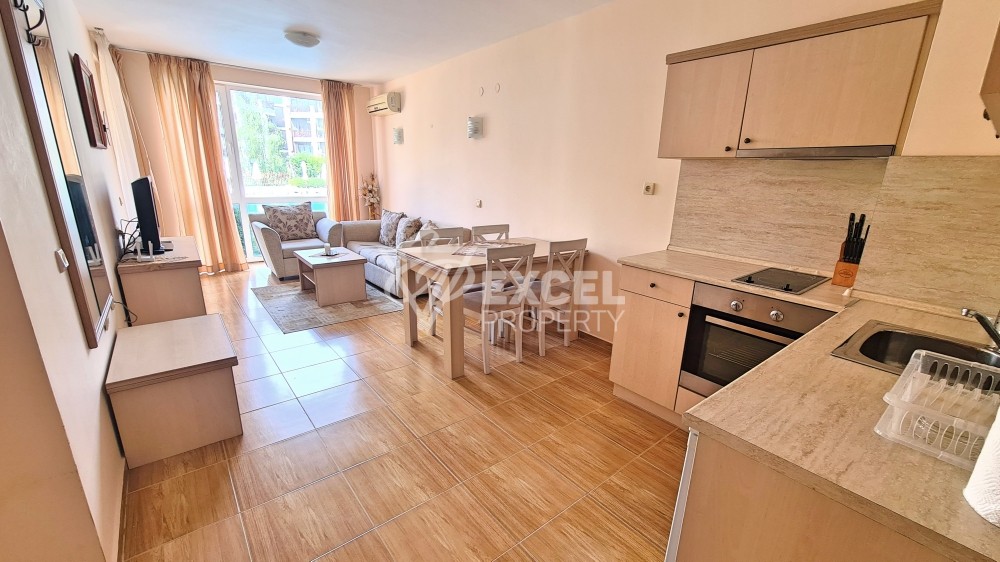 Bright and beautiful one-bedroom apartment in Saint Vlas