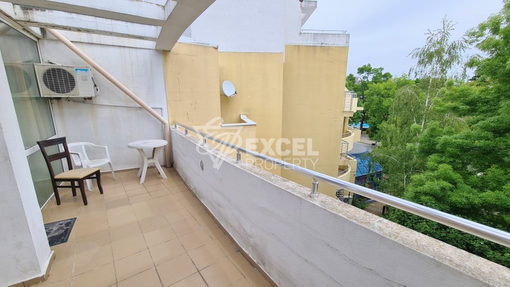 Reduced price! Extremely spacious 1-bedroom apartment on Flower street in Sunny Beach