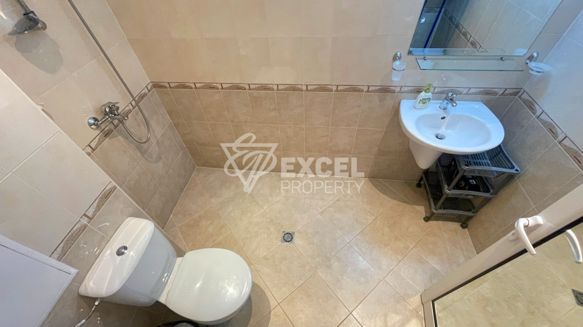 Furnished studio for sale in Sveti Vlas, with partial sea view