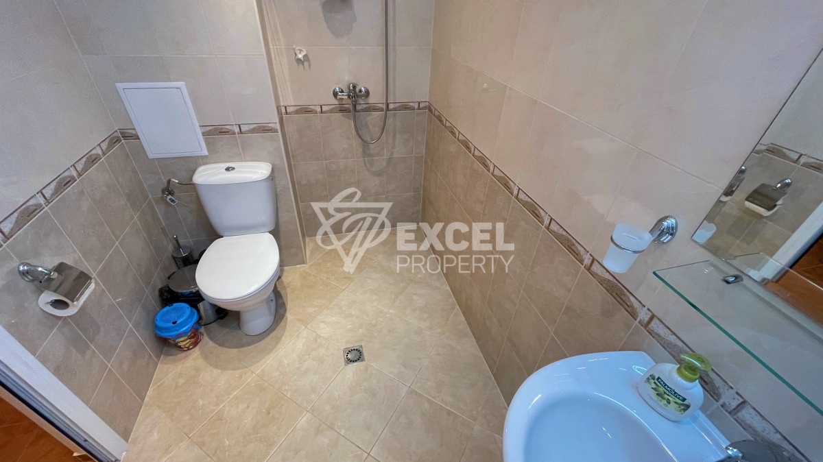 Furnished studio for sale in Sveti Vlas, with partial sea view