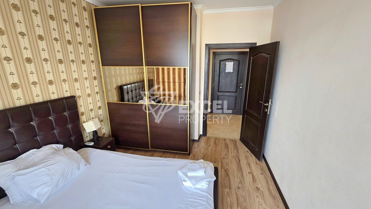 Furnished one-bedroom apartment just meters from the sea in Sunny Beach