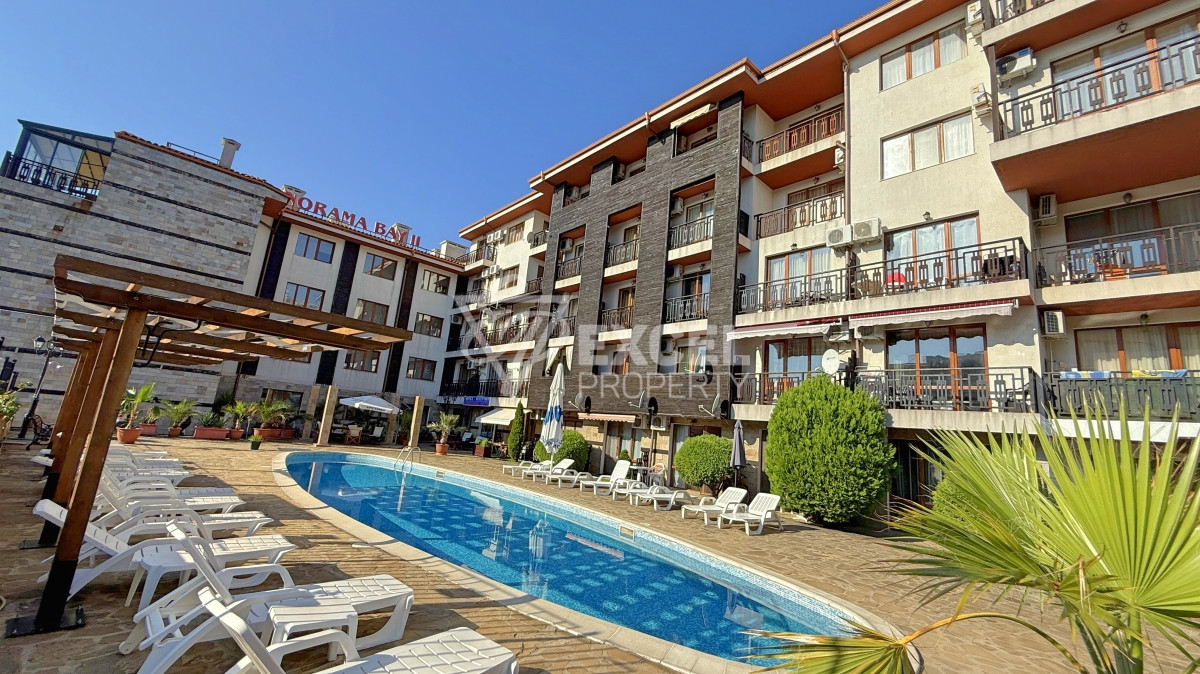 Furnished studio in Panorama Bay 2 complex, Sveti Vlas