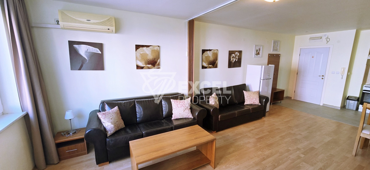 Apartment with sea view in Grand Resort Fort Noks complex, Sveti Vlas. First line