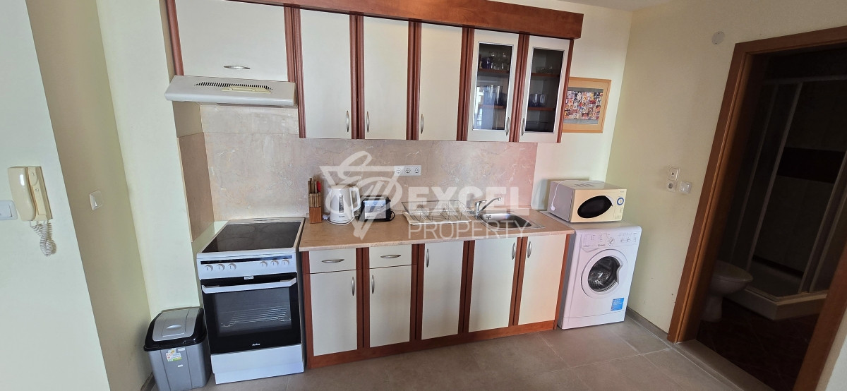 Apartment with sea view in Grand Resort Fort Noks complex, Sveti Vlas. First line