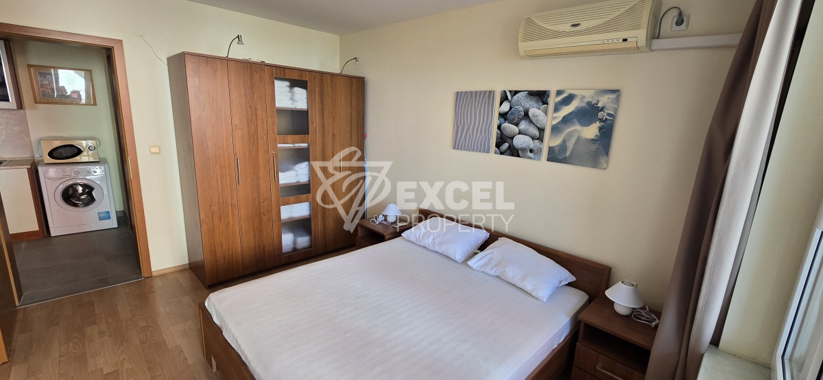 Apartment with sea view in Grand Resort Fort Noks complex, Sveti Vlas. First line