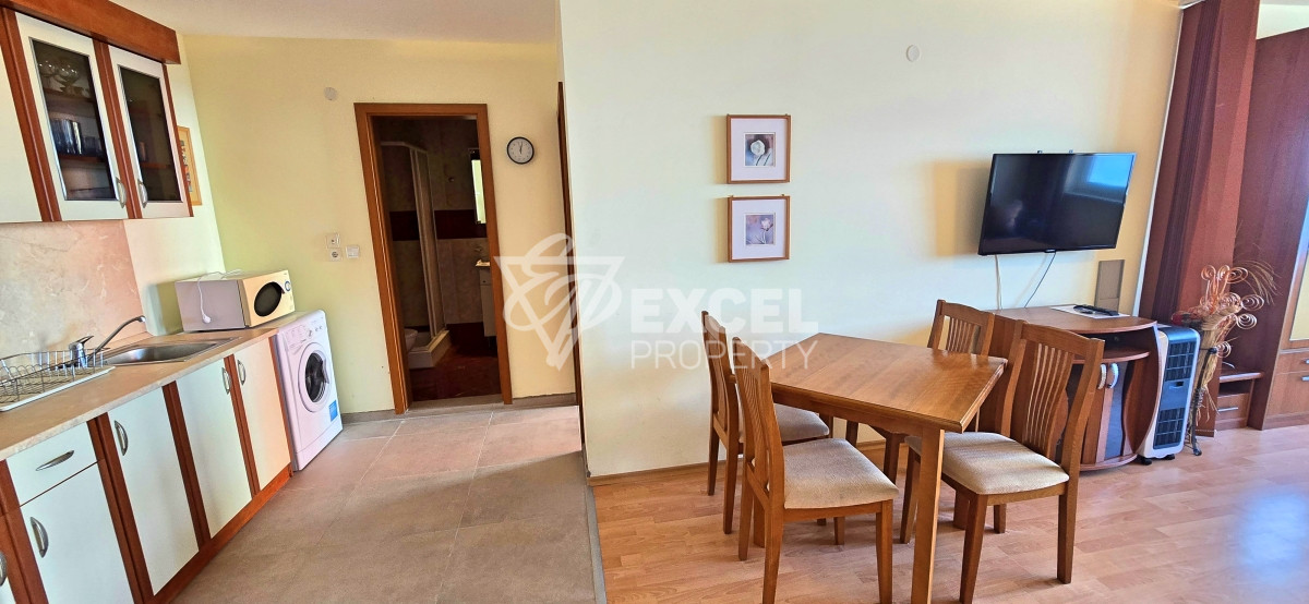 Apartment with sea view in Grand Resort Fort Noks complex, Sveti Vlas. First line