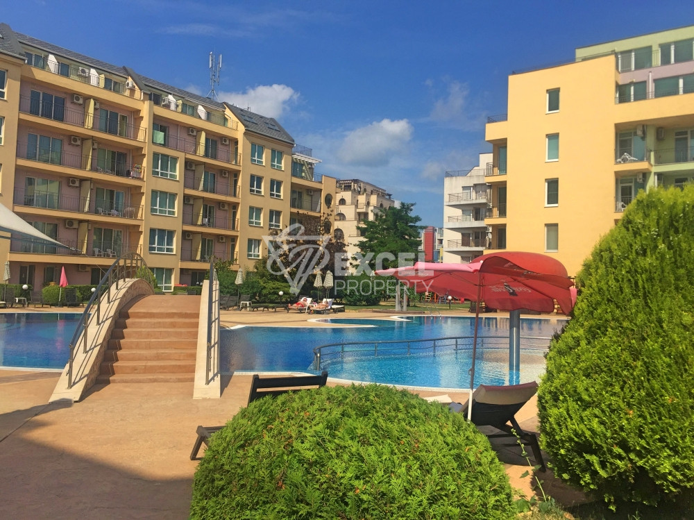 Furnished two bedroom apartment in Sunny Beach in the Polo Resort complex.