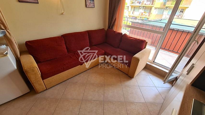 Furnished one bedroom apartment in the center of Sunny Beach