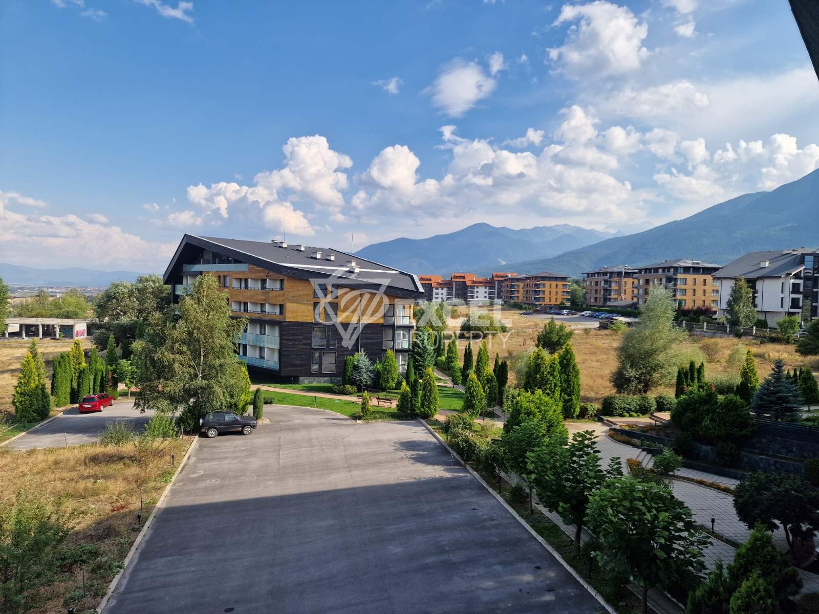 Spacious one-bedroom apartment for sale in Aspen Heights complex next to Pirin Golf