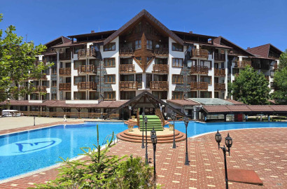 For rent: One-bedroom apartment with pool view in Belvedere Holiday Club, Bansko