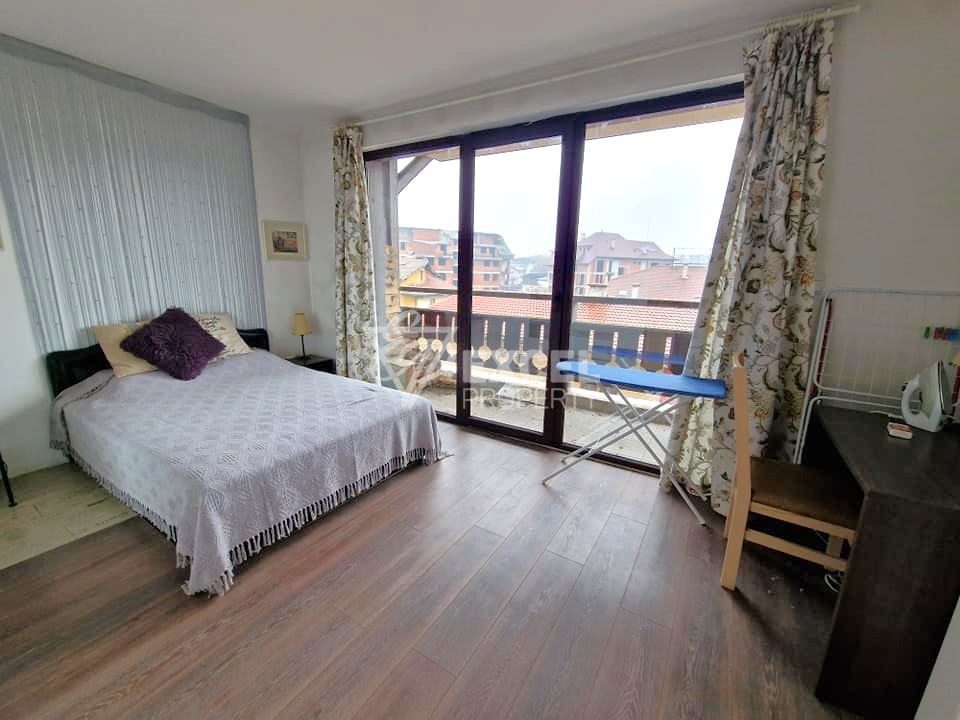 No maintenance fee! Southern one-bedroom apartment with its own basement, next to the Billa store in Bansko