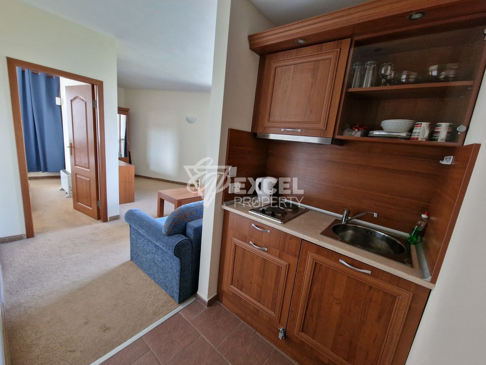 One-bedroom apartment for rent 50 meters from the Kempinski Hotel in Bansko
