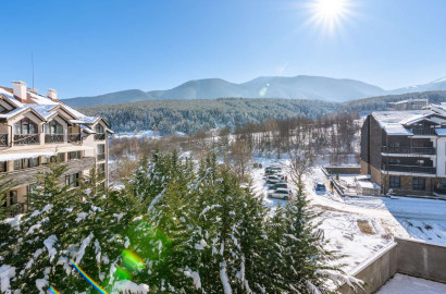 Two-bedroom apartment for sale in a low-tax building with an amazing Pirin panorama