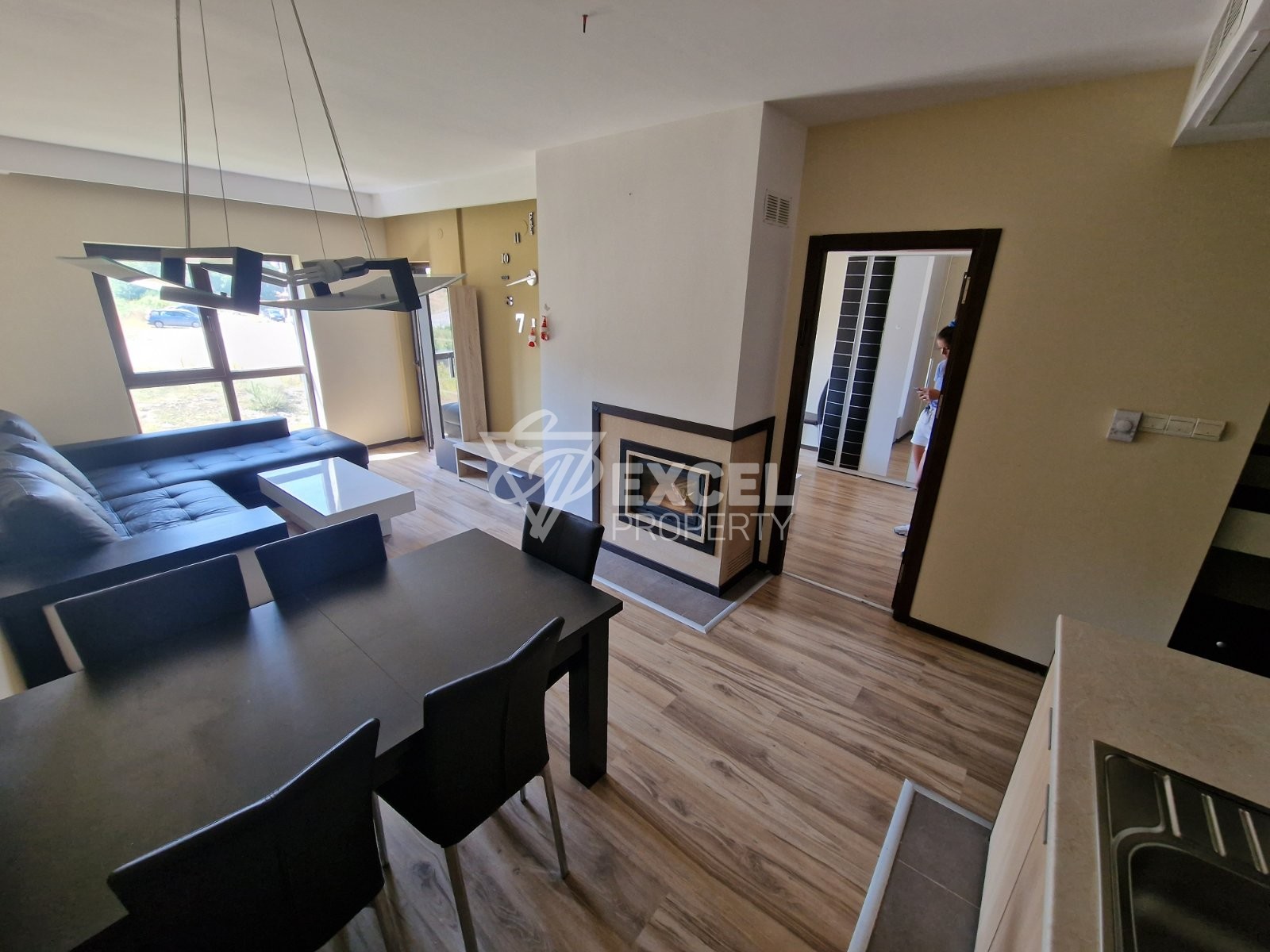 Furnished one-bedroom apartment in a building with a low maintenance fee, Bansko