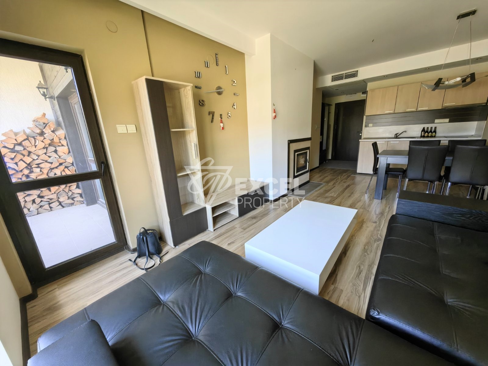 Furnished one-bedroom apartment in a building with a low maintenance fee, Bansko