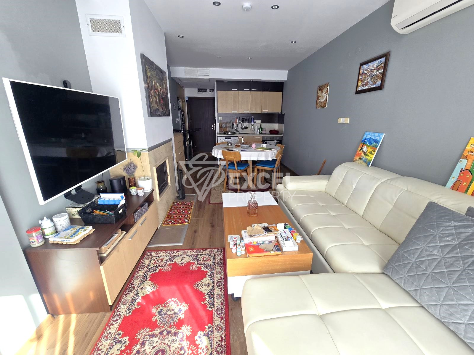 Elegantly furnished one-bedroom apartment with south exposure and low maintenance fee, Bansko