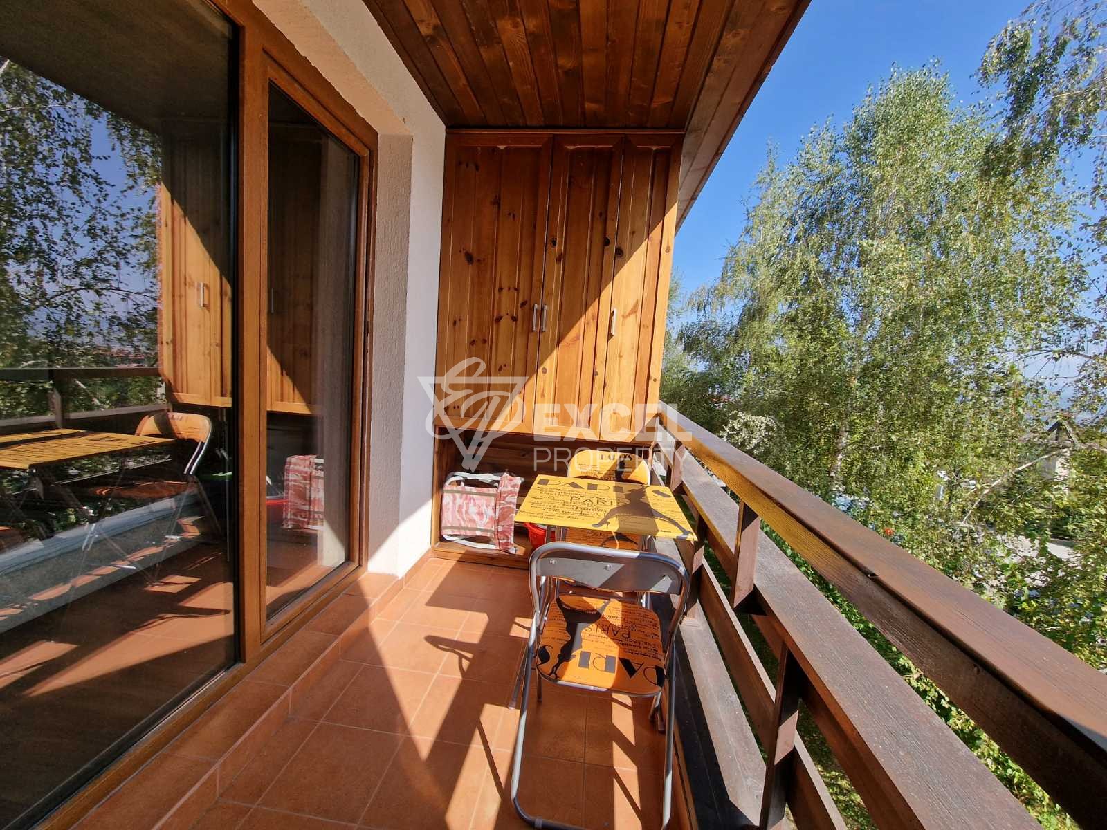 One-bedroom apartment with pool view in the hotel part of Green Life, Bansko