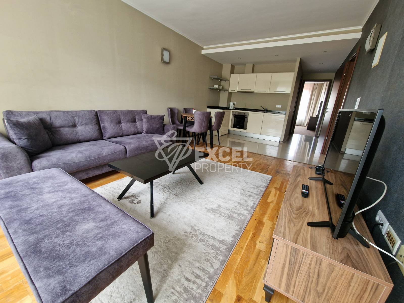 South two-bedroom apartment with a spacious terrace in the year-round Park Hotel Murite complex