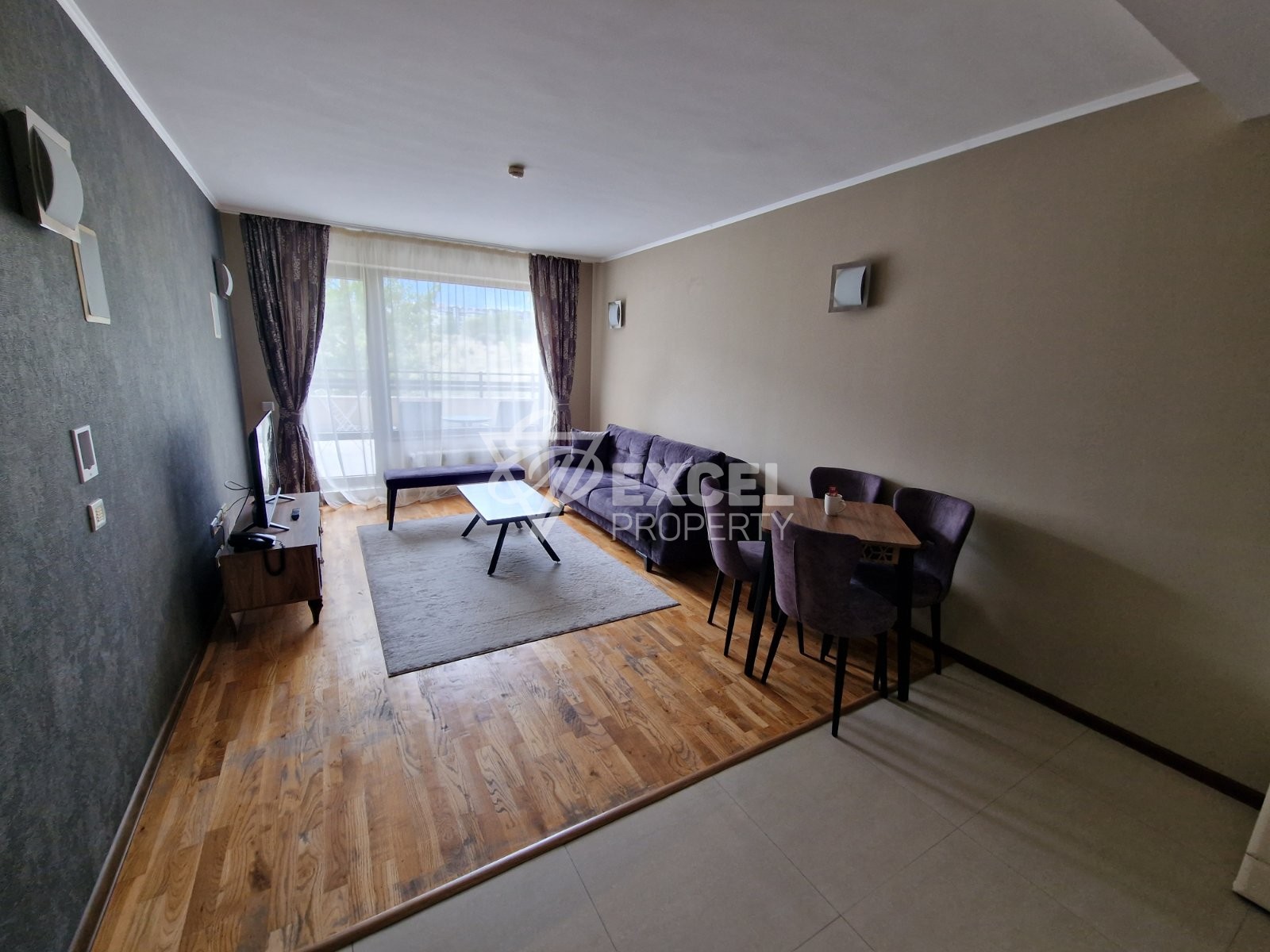 South two-bedroom apartment with a spacious terrace in the year-round Park Hotel Murite complex