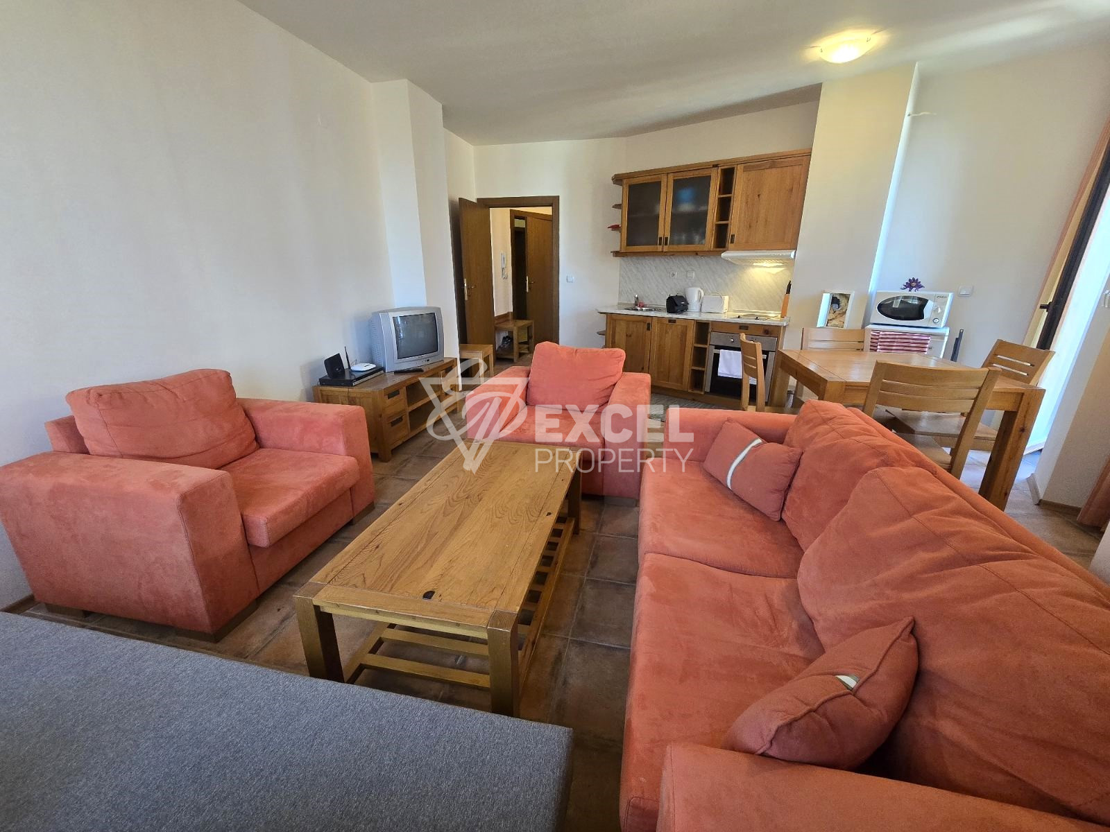 For sale: One-bedroom apartment in a residential building with low maintenance fees, Bansko