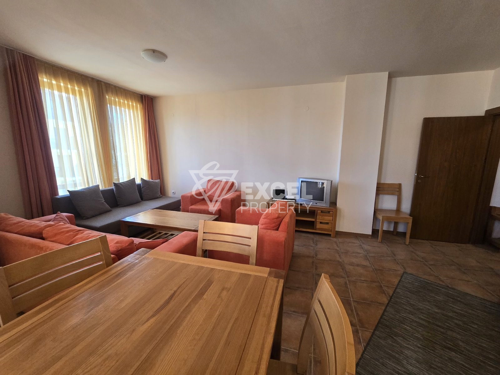 For sale: One-bedroom apartment in a residential building with low maintenance fees, Bansko