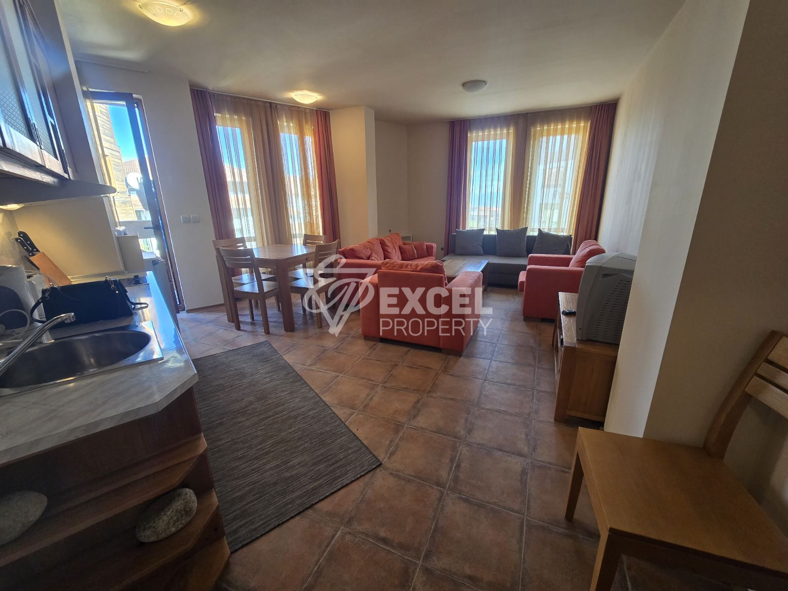 For sale: One-bedroom apartment in a residential building with low maintenance fees, Bansko