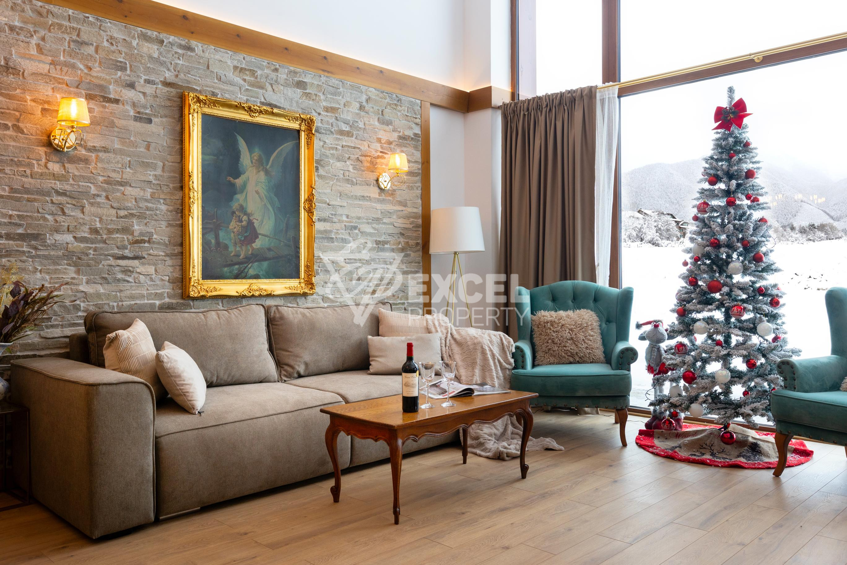 One-storey Alpine-style house for sale, close to Pirin Golf