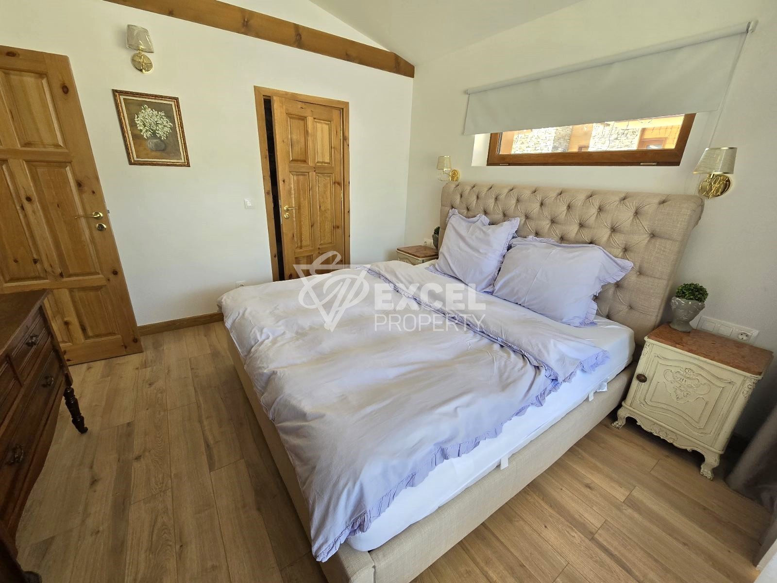 New single-family house in alpine style with three bedrooms and a large yard, next to Pirin Golf