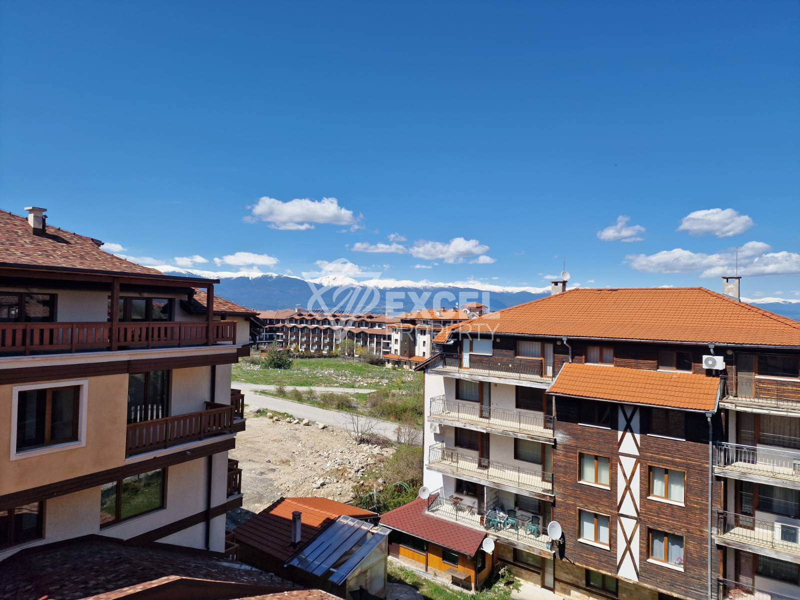 One-bedroom apartment in a new complex with a view of the Pirin Mountains in Bansko