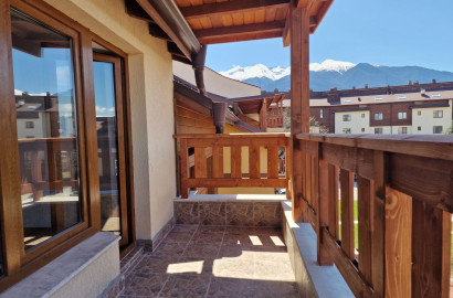 One-bedroom apartment in a new complex with a view of the Pirin Mountains in Bansko