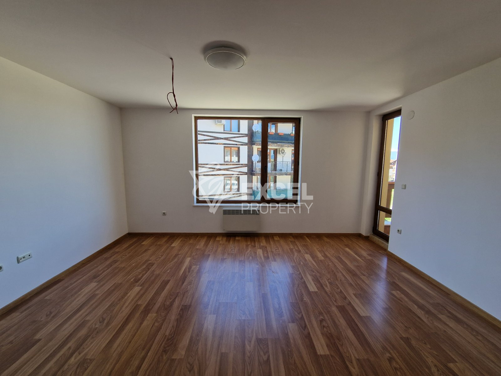 Studio apartment completed turnkey in a building with no maintenance fee