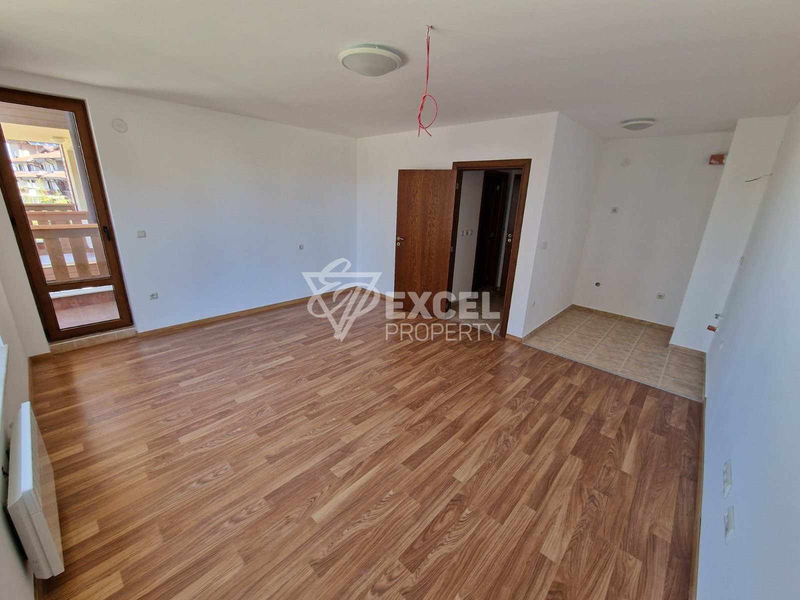 Studio apartment completed turnkey in a building with no maintenance fee