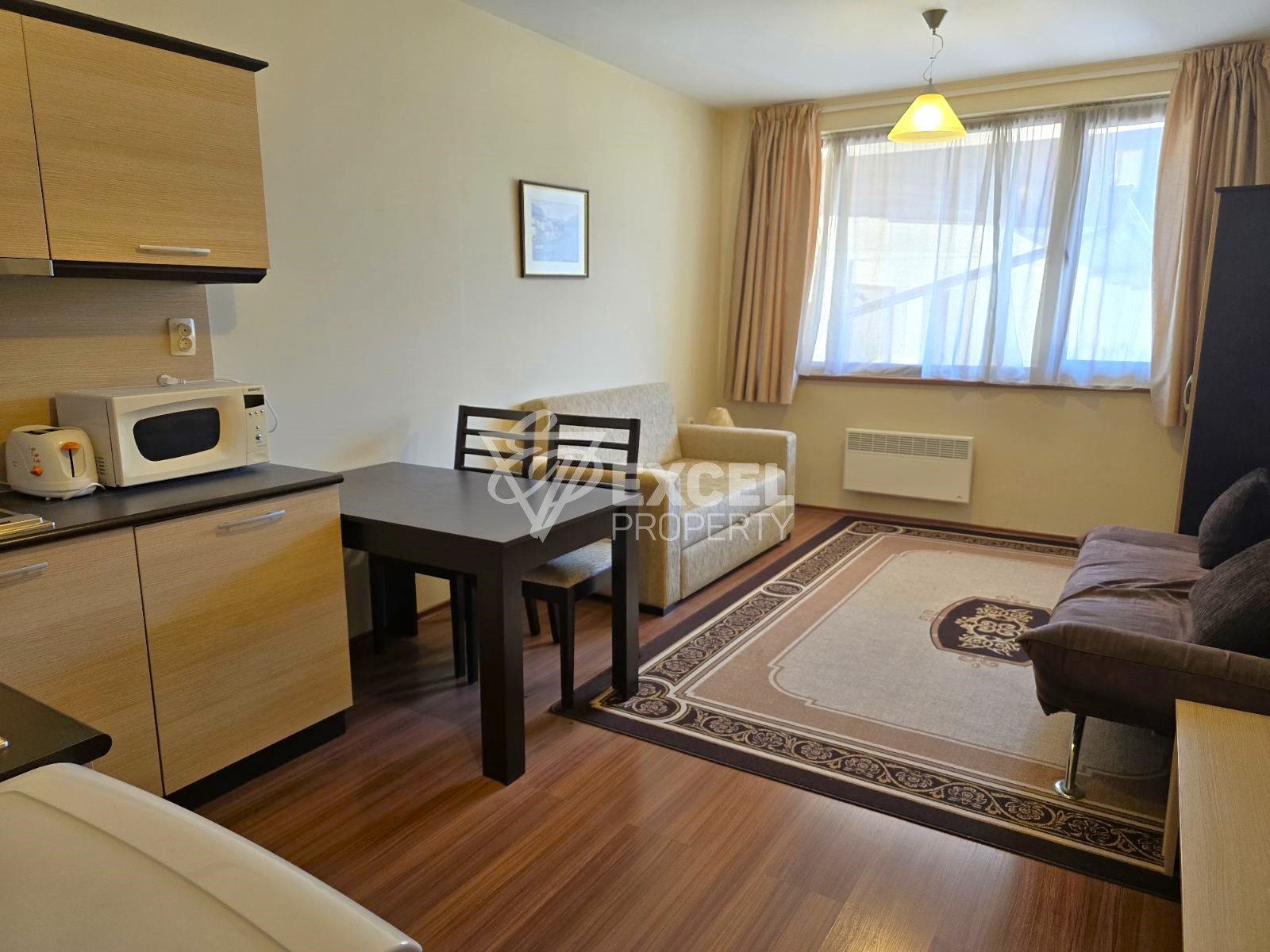Spacious studio for sale with a captivating mountain view in Hotel Regnum 5✱, Bansko
