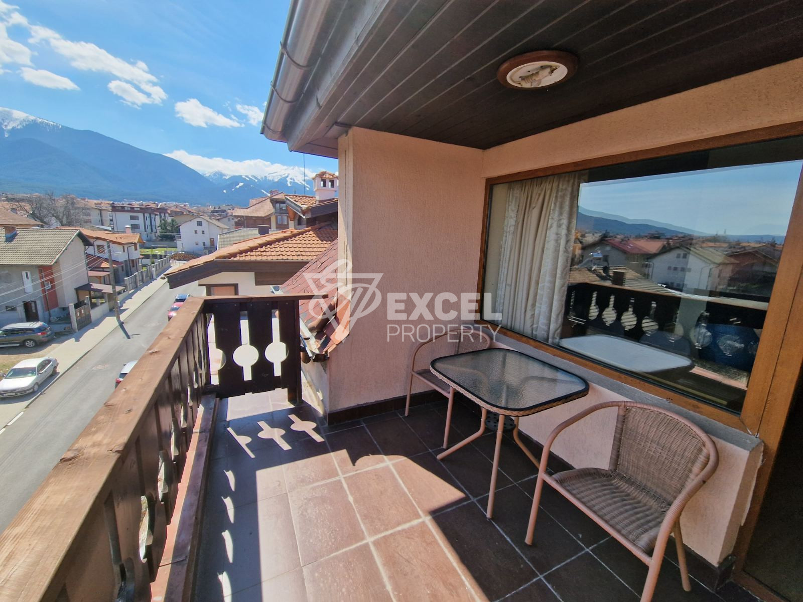 Furnished one-bedroom apartment with a wonderful view of Pirin for rent in Bansko!