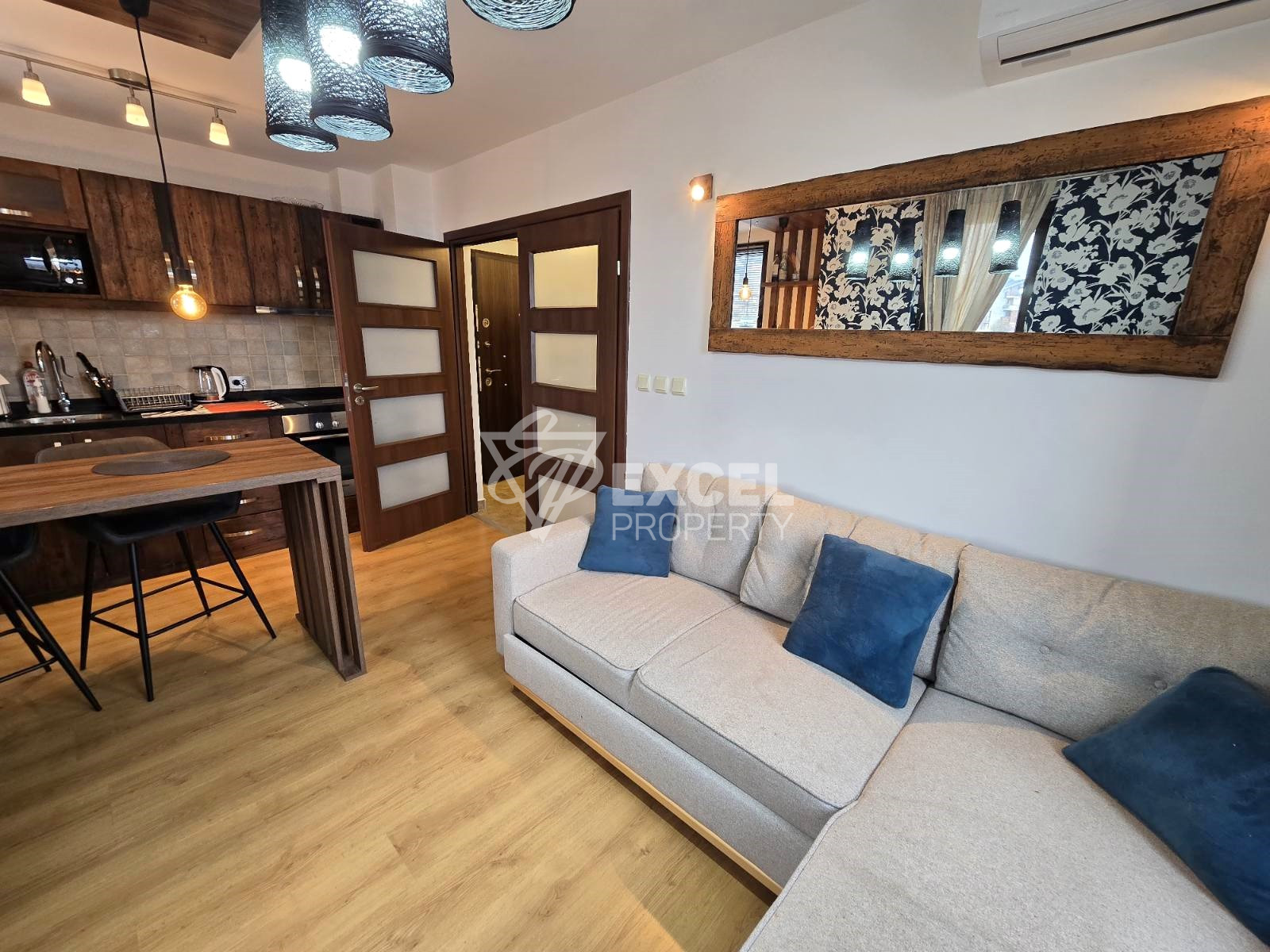 Two-bedroom apartment with new furniture for sale in Bansko, Saint Ivan area