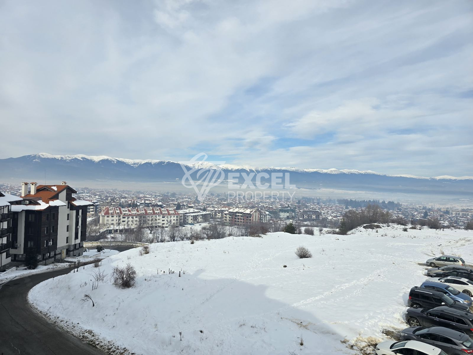 One-bedroom apartment with new furniture and a wonderful panoramic view for sale in Bansko