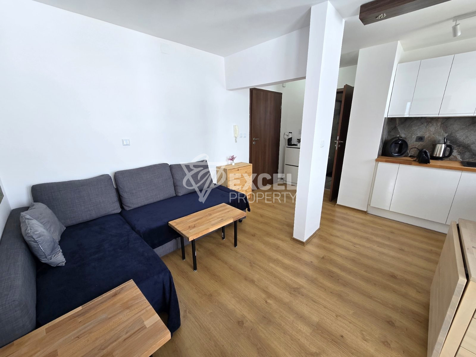 One-bedroom apartment with new furniture and a wonderful panoramic view for sale in Bansko