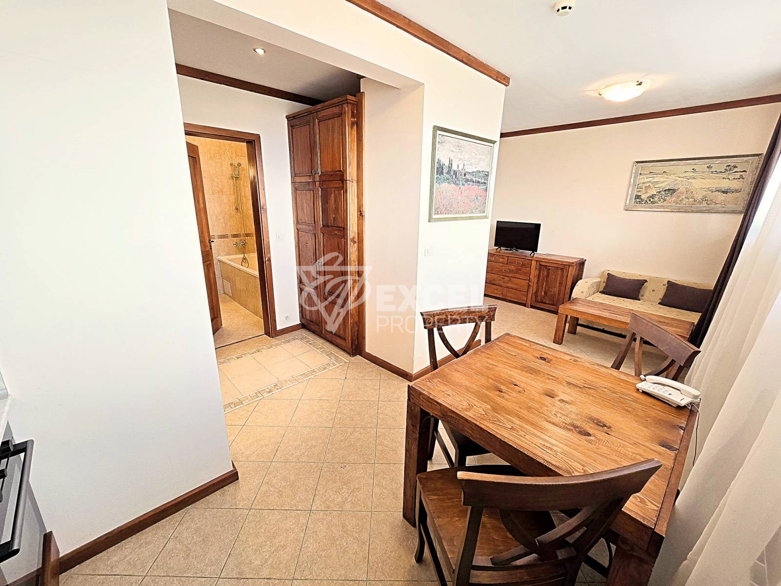 Spacious, furnished studio in the year-round Saint Ivan Rilski complex, Bansko