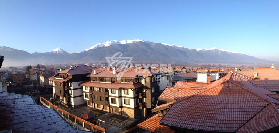 Exclusive one-bedroom apartment with a panoramic view of Pirin and Rila for sale in Bansko