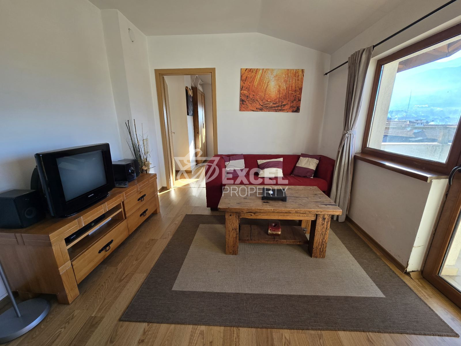 Exclusive one-bedroom apartment with a panoramic view of Pirin and Rila for sale in Bansko