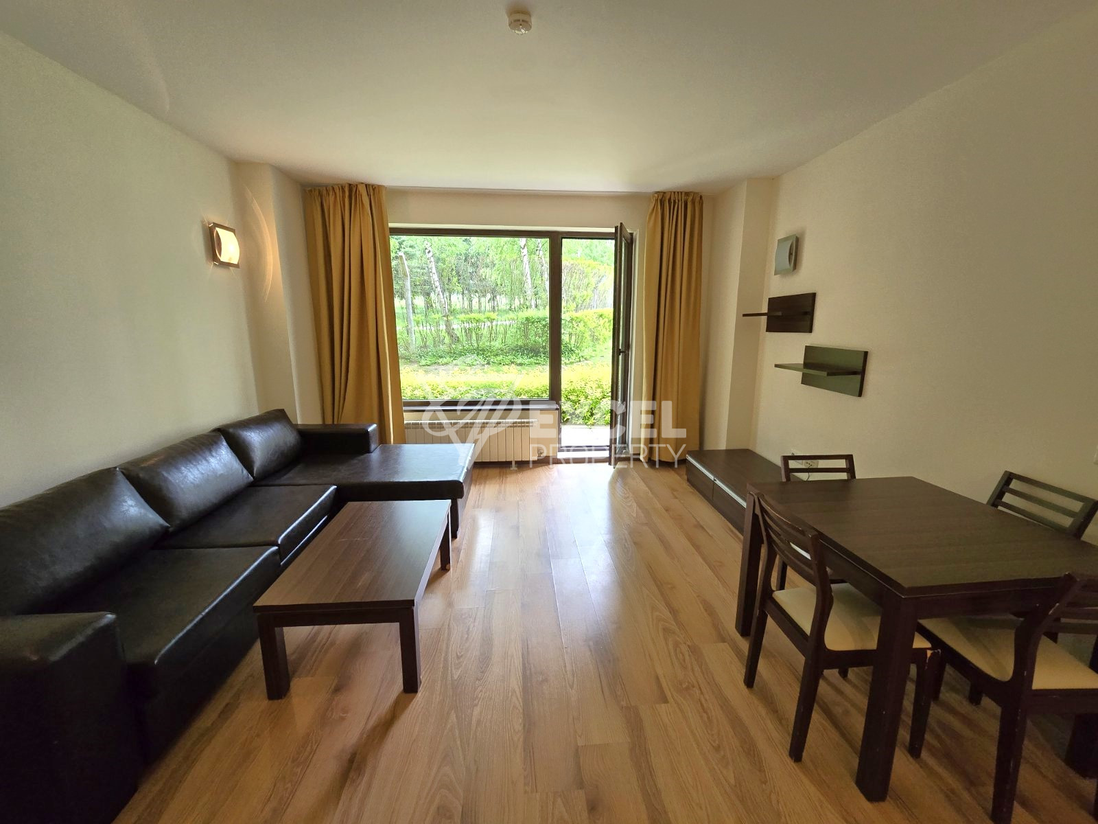 Southern two bedroom apartment on the ground floor for sale in the Terra complex next to Pirin Golf