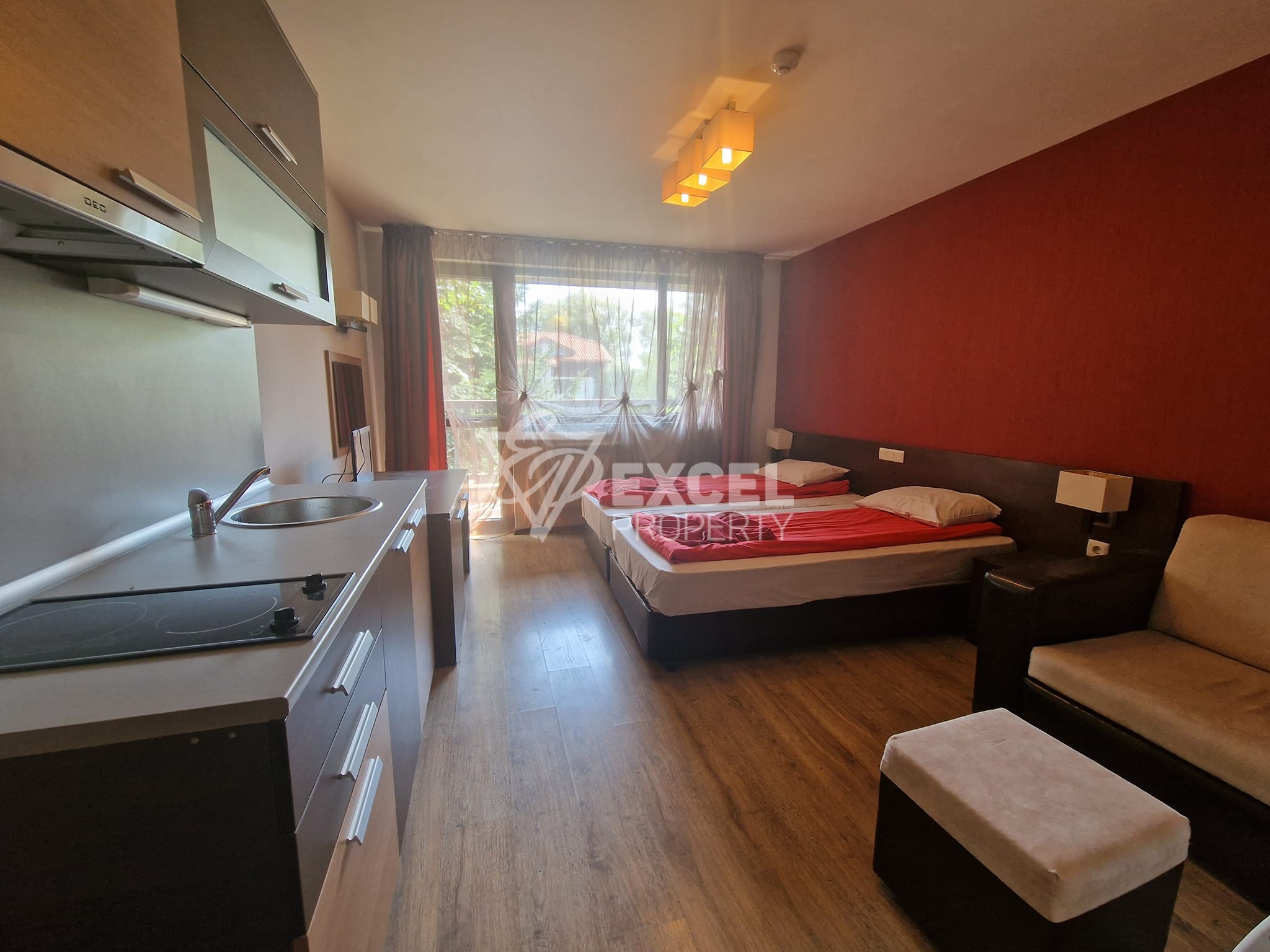 Furnished studio for sale between Bansko and Banya! Low maintenance fee!