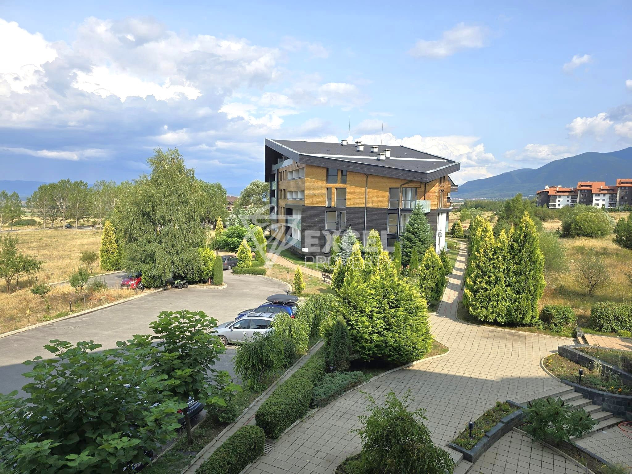 Eastern studio with terrace for sale in Aspen Heights, Razlog