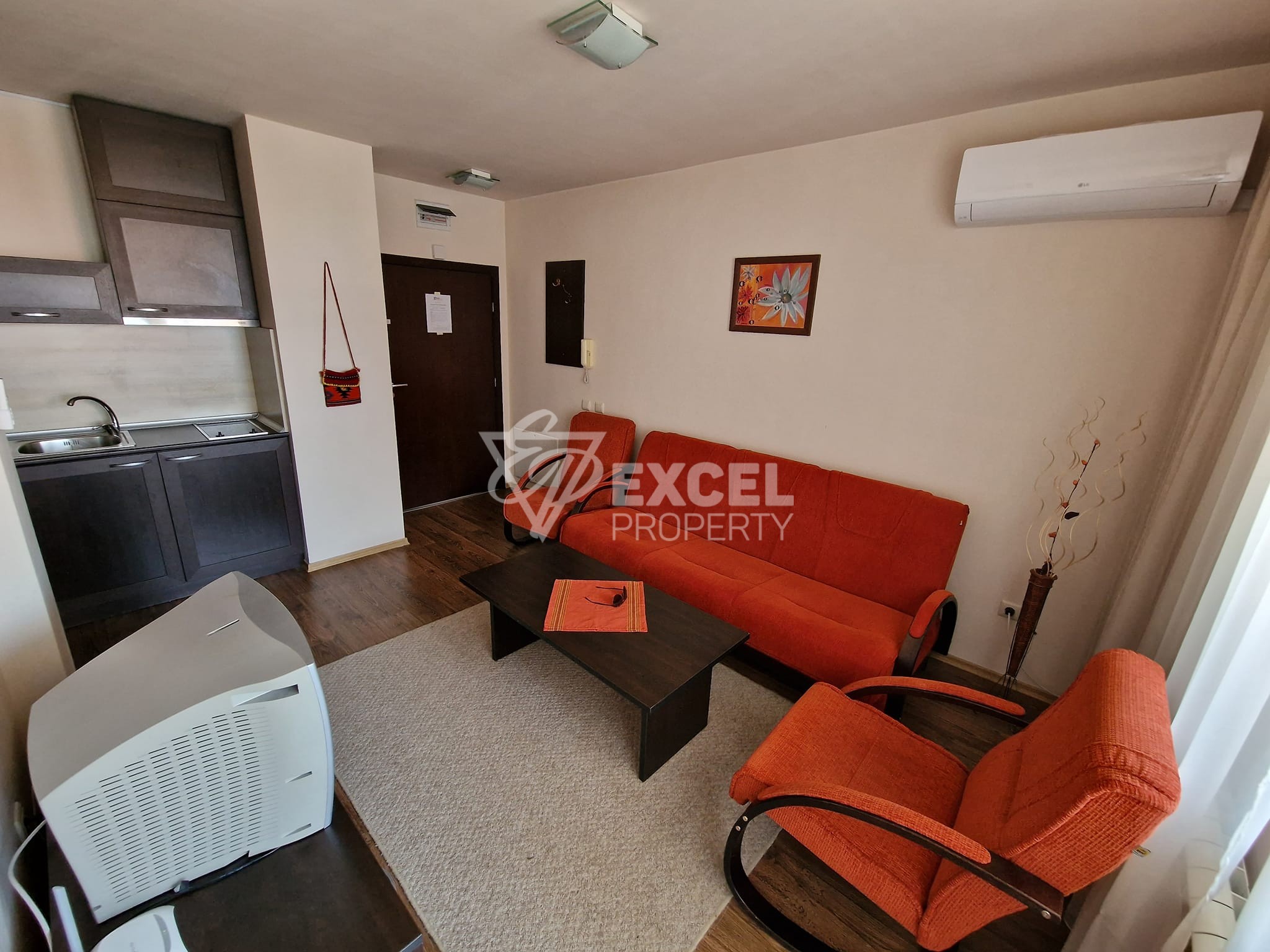 Bargain one bedroom apartment 50 meters from the ski lift in Bansko