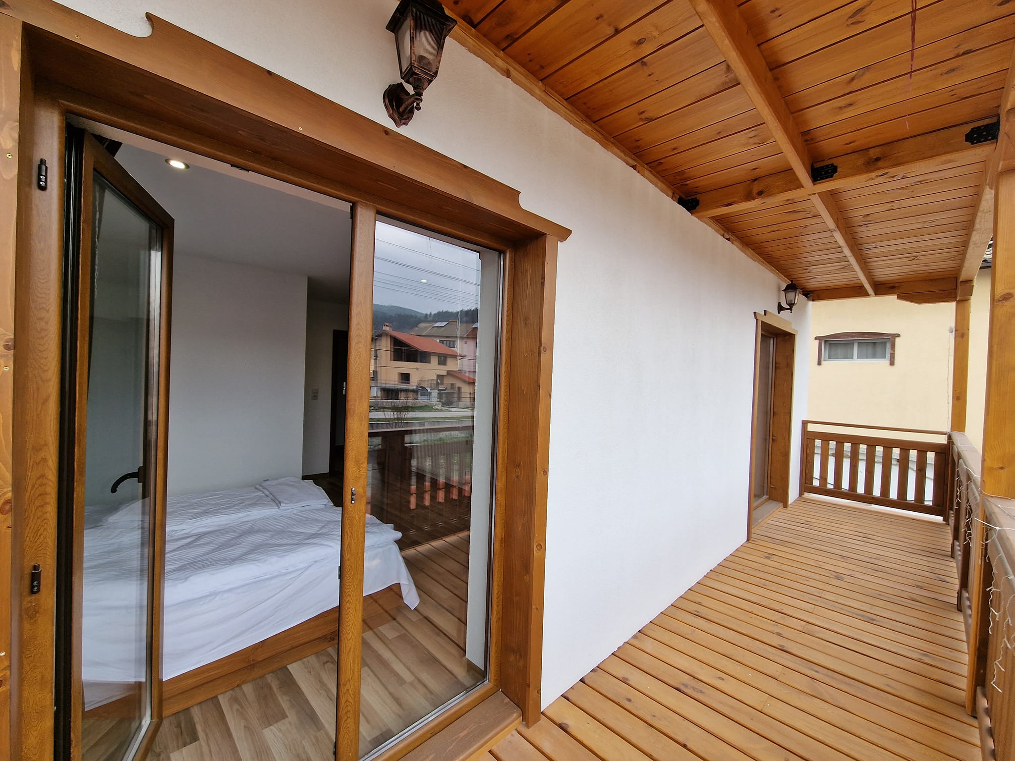 Renovated three-story house with a large yard for sale in the village of Banya, Bansko region