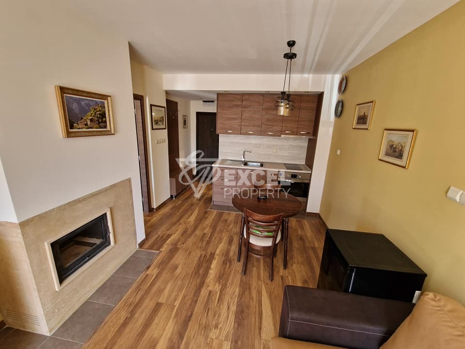 Spacious one bedroom apartment with fireplace and low maintenance fee for sale