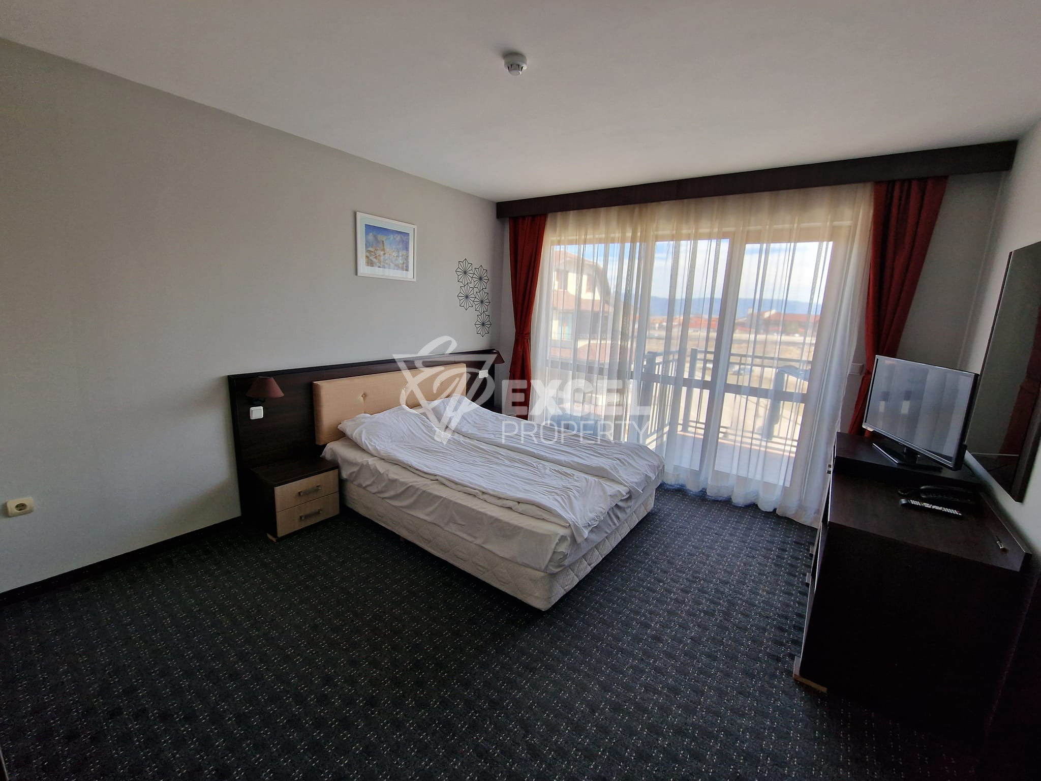 MPM Guinness Hotel: one-bedroom apartment for sale next to ski lift Bansko