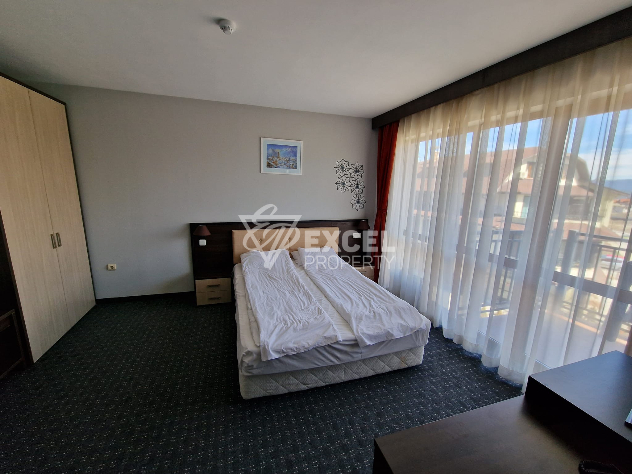 MPM Guinness Hotel: one-bedroom apartment for sale next to ski lift Bansko