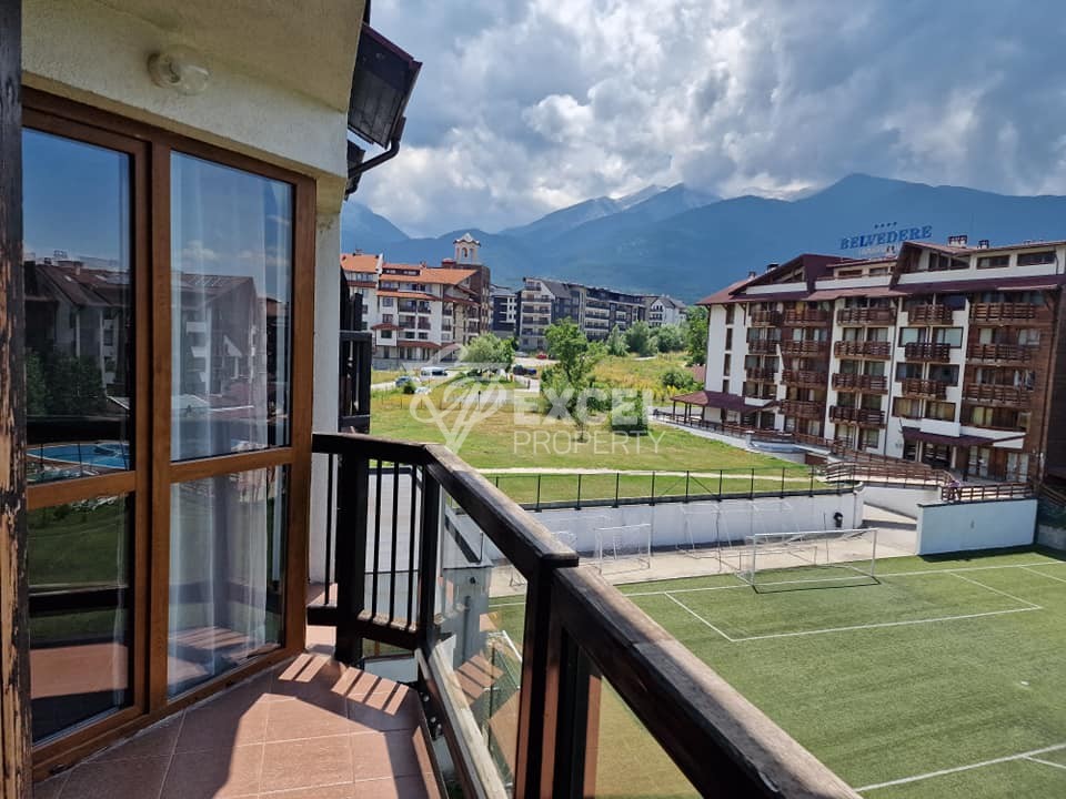 One-bedroom apartment with a wonderful view of Pirin, next to the BELVEDERE hotel