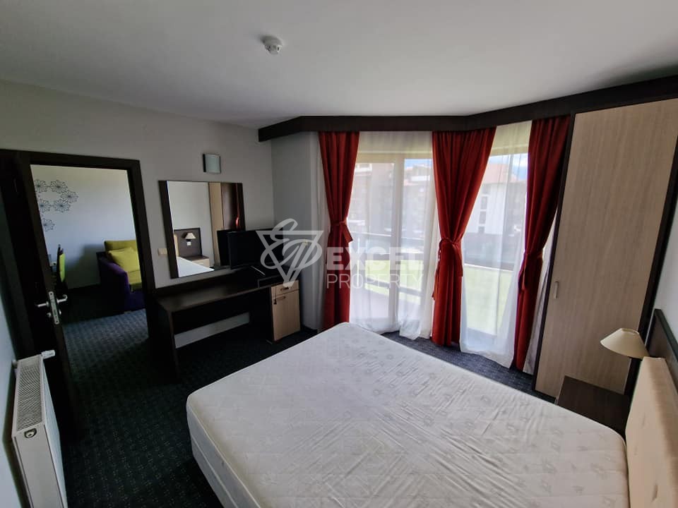 One-bedroom apartment with a wonderful view of Pirin, next to the BELVEDERE hotel